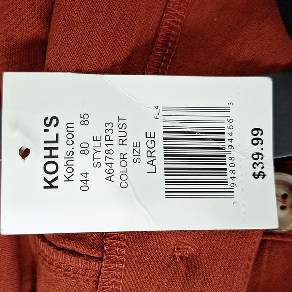 As U Wish "NEW" Juniors' Rust Boho Belted Cargo Jumpsuit Overalls Size L - Picture 12 of 14